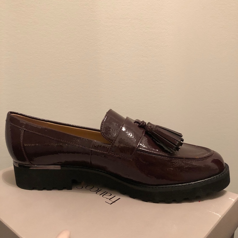 Franco Sarto Carolynn Drk. Burgundy 10M New in Box